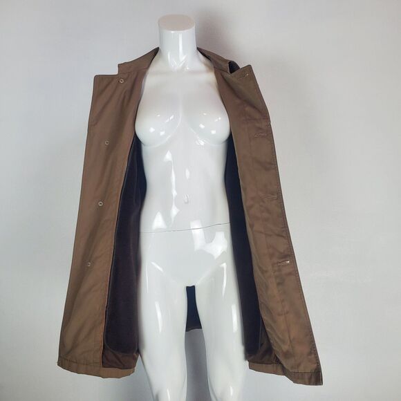 Men's Vintage 70's London Fog Brown Short Coat - Picture 6 of 8